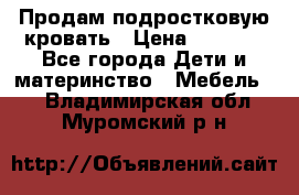 Продам подростковую кровать › Цена ­ 4 000 - Все города Дети и материнство » Мебель   . Владимирская обл.,Муромский р-н